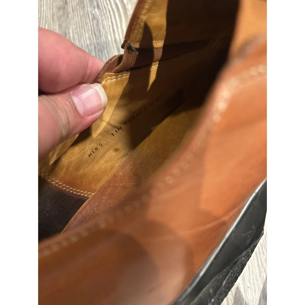 Cole Haan NikeAir C08093 Men's‎ Brown Leather Slip-On Loafers Size 11M SHOE